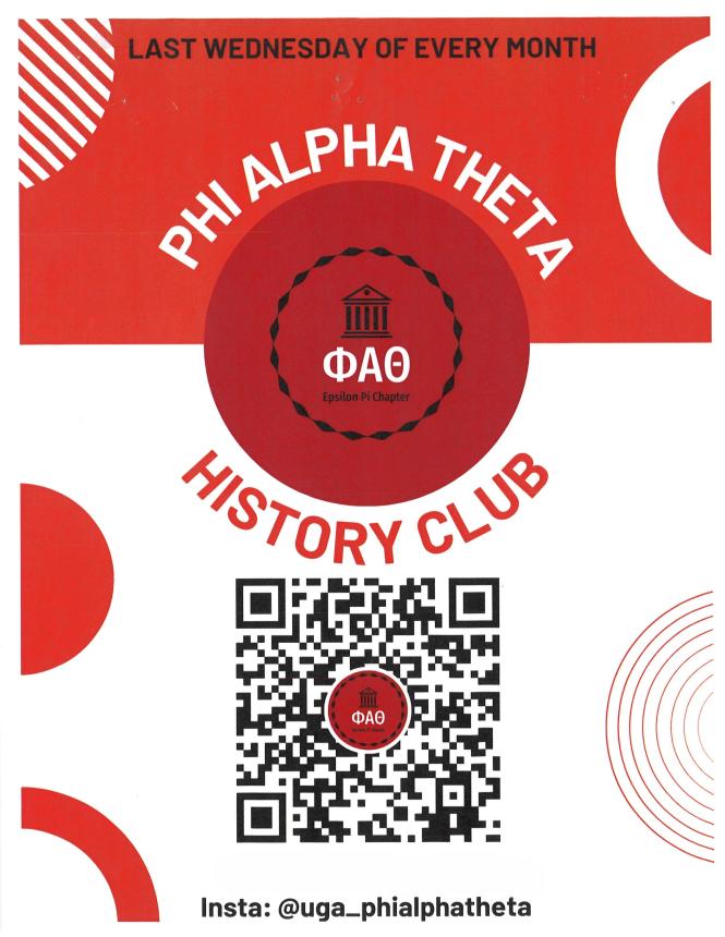 History Club flyer