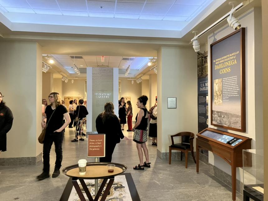Students at UGA Special Collections