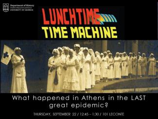 flyer for Lunchtime Time Machine Sept 22