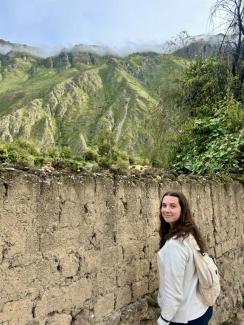 Keira Hallauer on a study abroad trip