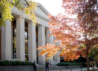 Photo of UGA Main Library - front facade