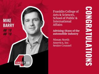 Mike Barry 40 under 40 honoree 2025