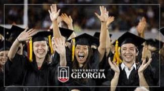 uga commencement image of graduates 2018