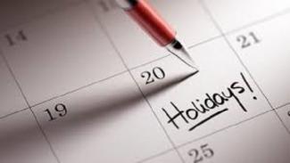 image of a holiday calendar