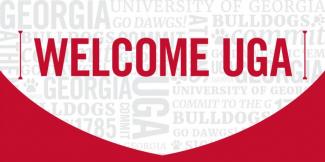 welcome UGA sign