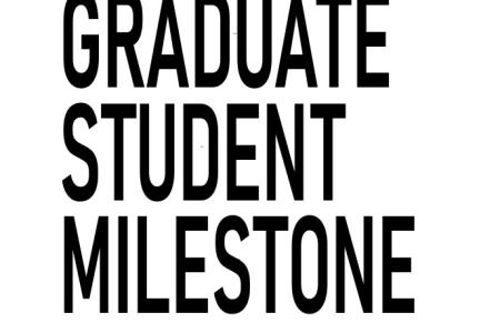 Graduate Student Milestone title header