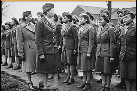 photo of African American women in the US military