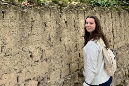 Keira Hallauer on a study abroad trip