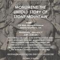 Poster for documentary screening of Stone Mountain film February 1