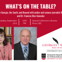 flyer for Georgia Writers Hall of Fame talk Sept. 23, 2025