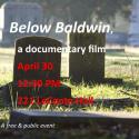 photo flyer of tombstones in shadow at UGA Athens cemetery