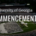 photo of UGA graduation in stadium