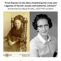 flier for Oconee County library history talk with Maya Brooks Sept. 10