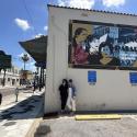 photo on the street of Cecilia Márquez and Sarah McNamara