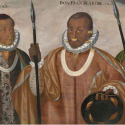 “The Three Mulattoes of Esmereldas” (1599) is one of the works in “Revealing the African Presence in Renaissance Europe," at the Walters Art Museum in Baltimore.Credit...Museo Nacional del Prado, Madrid