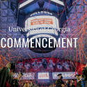 photo of past UGA commencement at Sanford Stadium