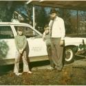 old family photo of grandfather and children