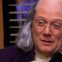 Andy Daly as a Ben Franklin impersonator in The Office